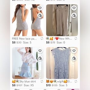 🥰❤️Victoria's Secret 100%linen beach pants
And more